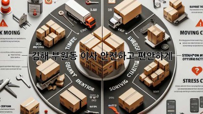 김해 부원동 이사, 안전하고 편안하게!